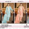 KROSS KULTURE KK-027 ORGANZA EMBROIDERED Semi-stitched Pakistani Suits Wholesale Catalog b2btextile.in