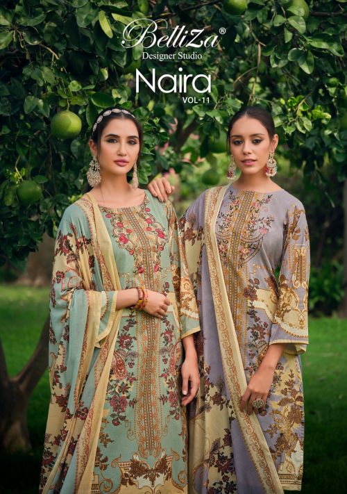 Belliza Naira Vol 11 Premium Designer Dress Material 799