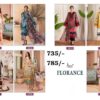 Shree Fabs Florance Dn 3055 to 3061 Pakistani Lawn Suits 7 Designs Catalog b2btextile.in