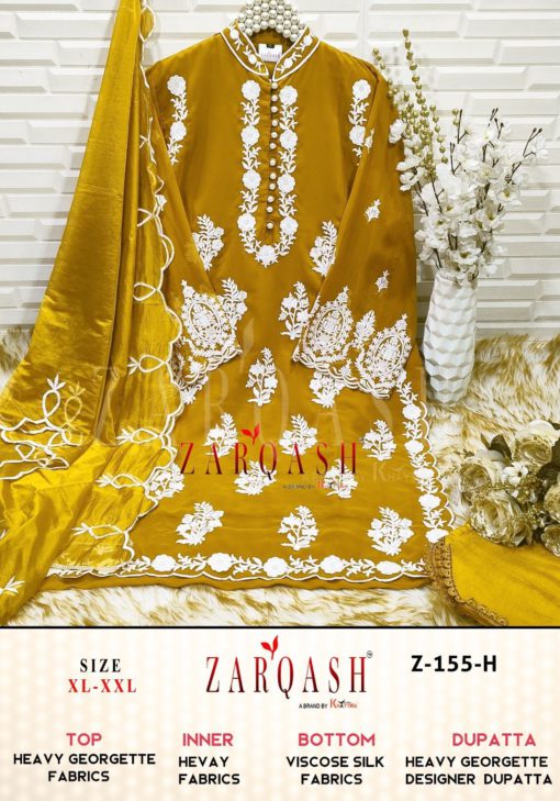 Zarquash Readymade Georgette Pakistani Suits Z-155