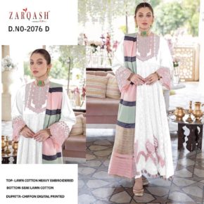 Zarquash Lawn Cotton Pakistani Suit Z-2076